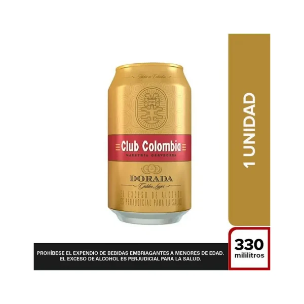 Cerveza Club Colombia en Lata 330 ml