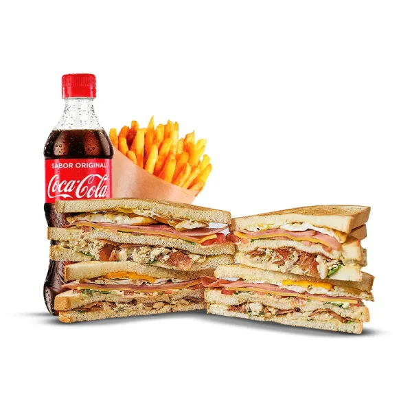 Combo Club Sandwich Grande - Dopamina Sandwich Barranquilla