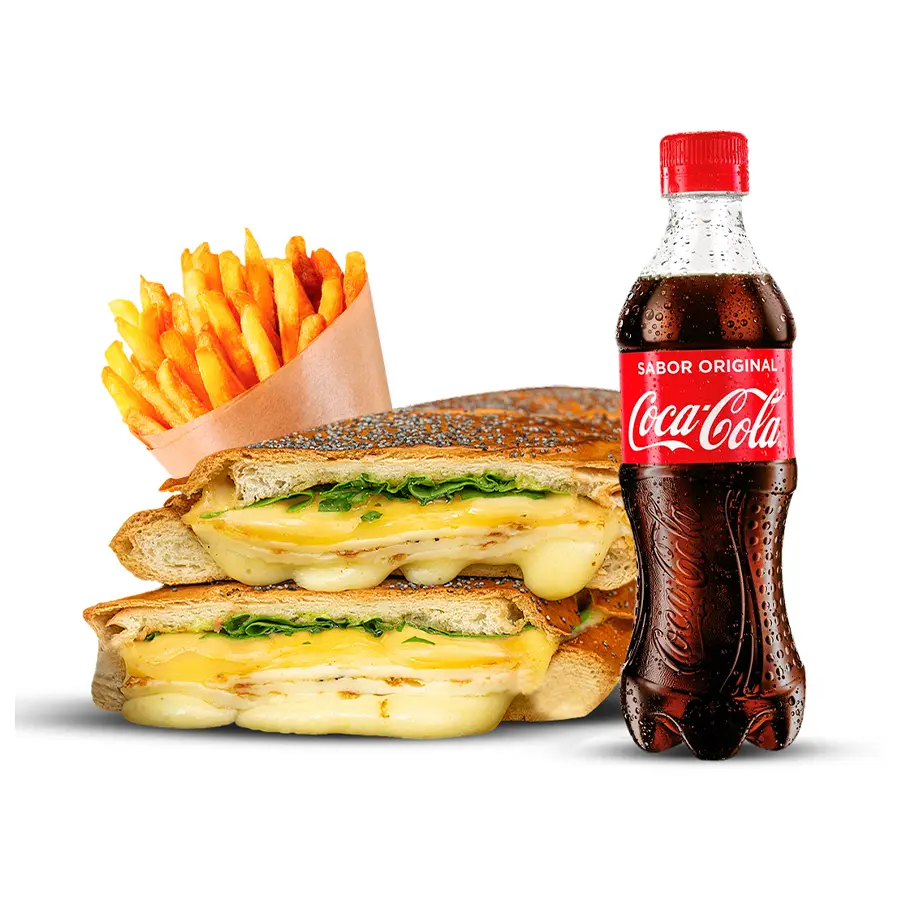 Combo Electric Cheese Sandwich Grande - Dopamina Sandwich Barranquilla